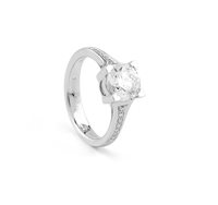 Anello Salvini Donna Battito in Oro bianco Diamante 81113593